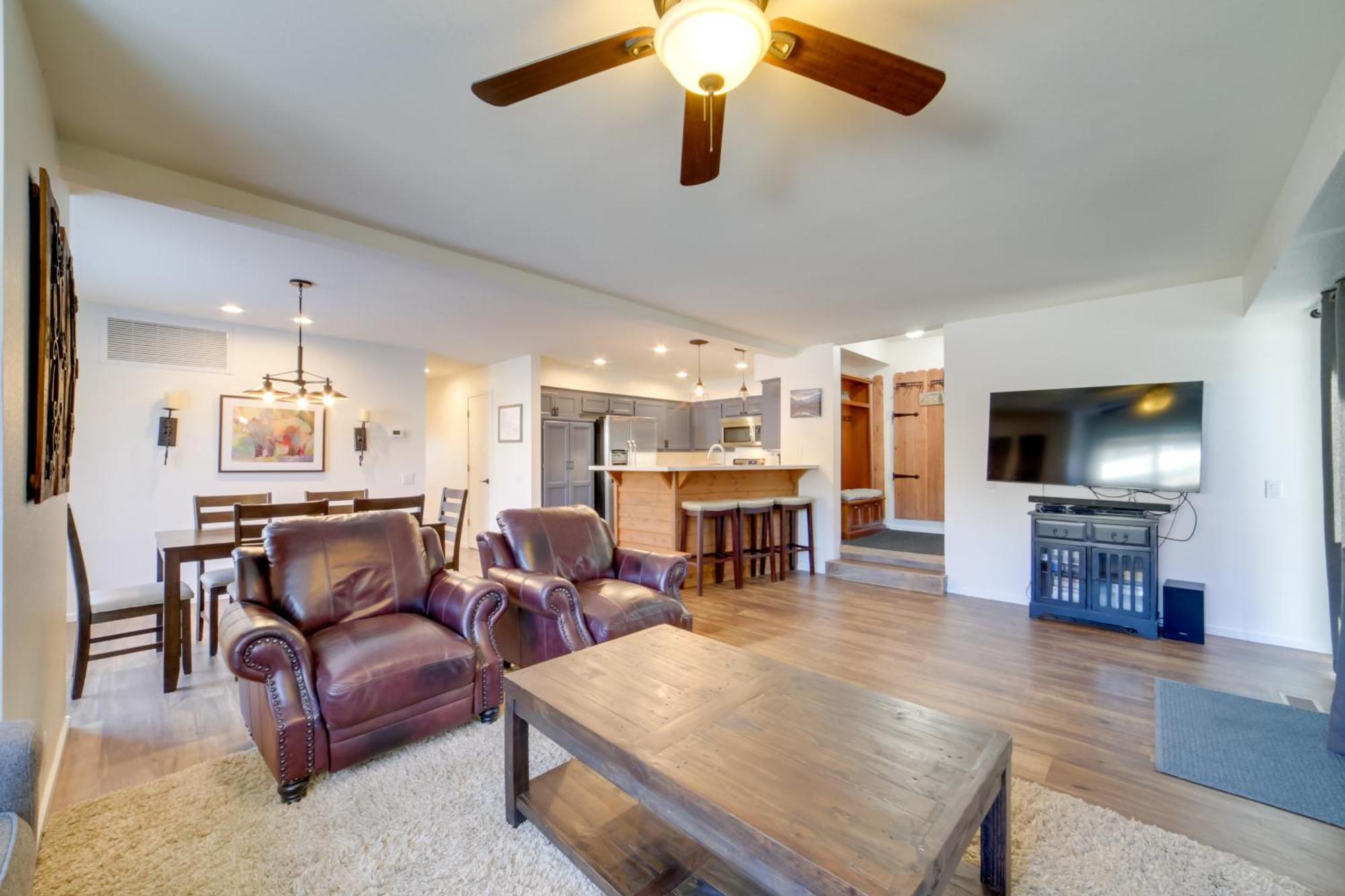 ממות' לייקס Snowcreek Resort Condo With Deck At Mammoth Mountain מראה חיצוני תמונה